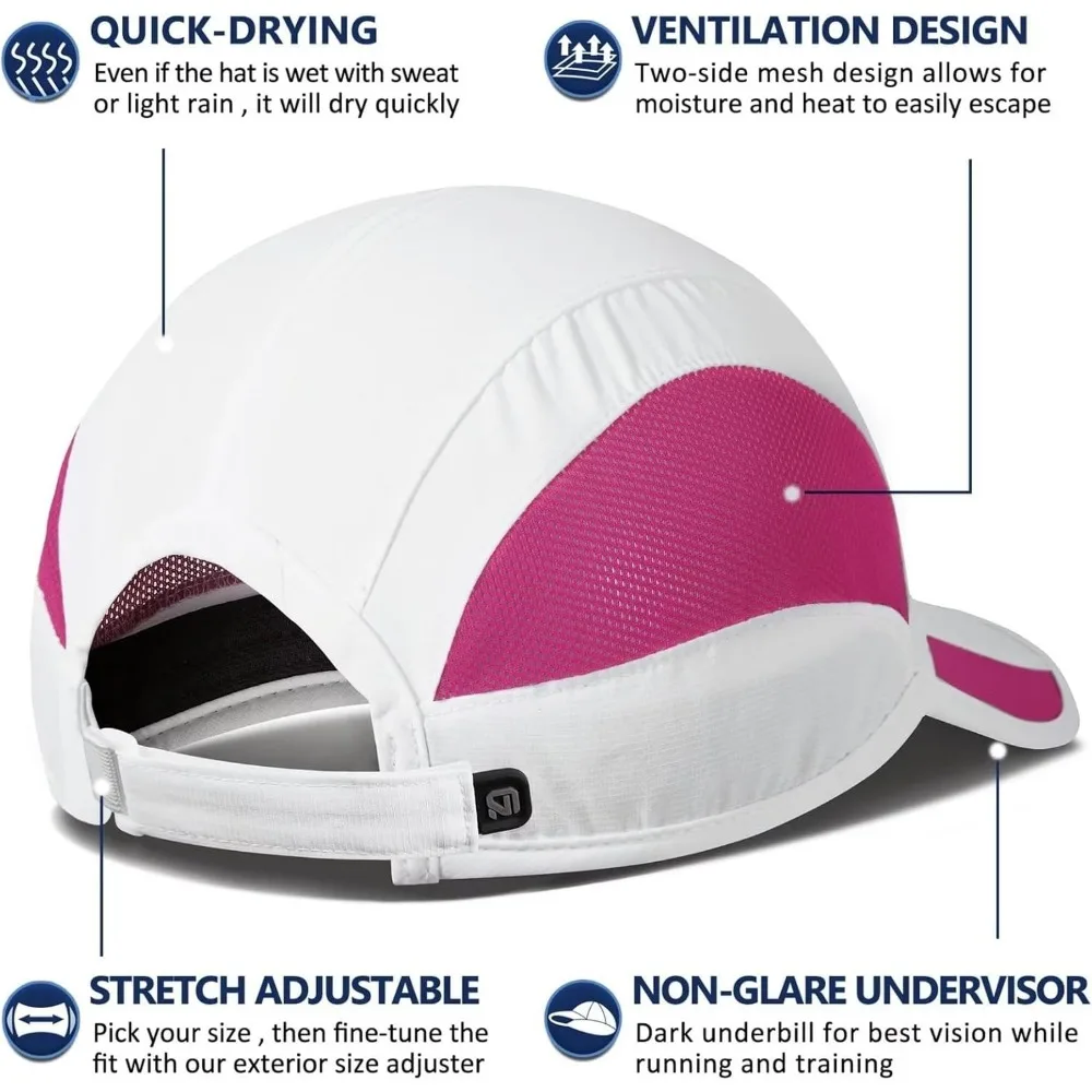 Elite Tennis Hats:Ultra-Breathable,Quick-Dry,UV-Protected,Fitted Design for Unmatched Comfort.Your Perfect Training Companion!