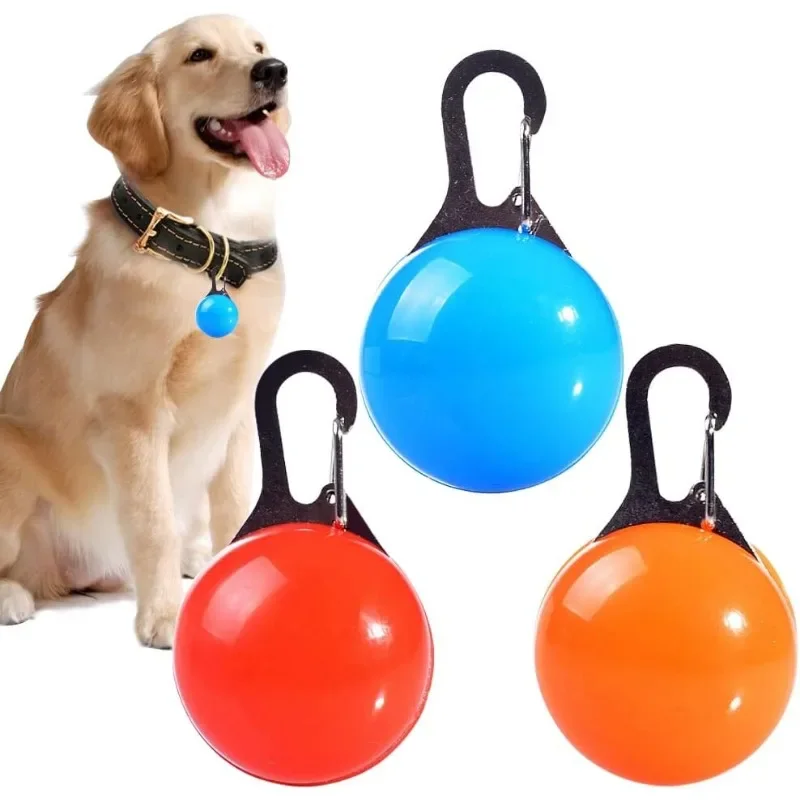 

LED Luminous Lights Colorful Safety Light Dog Cat Collar Pet Leads Glowing Pendant Flash Light Night Walking Pet Collar Supplies