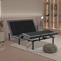 JHK Electric Queen Size Bed Ergonomic Adjustable Bed Frame with Wireless Remote Zero Gravity Bed with 2 USB Ports For Bed Room 2