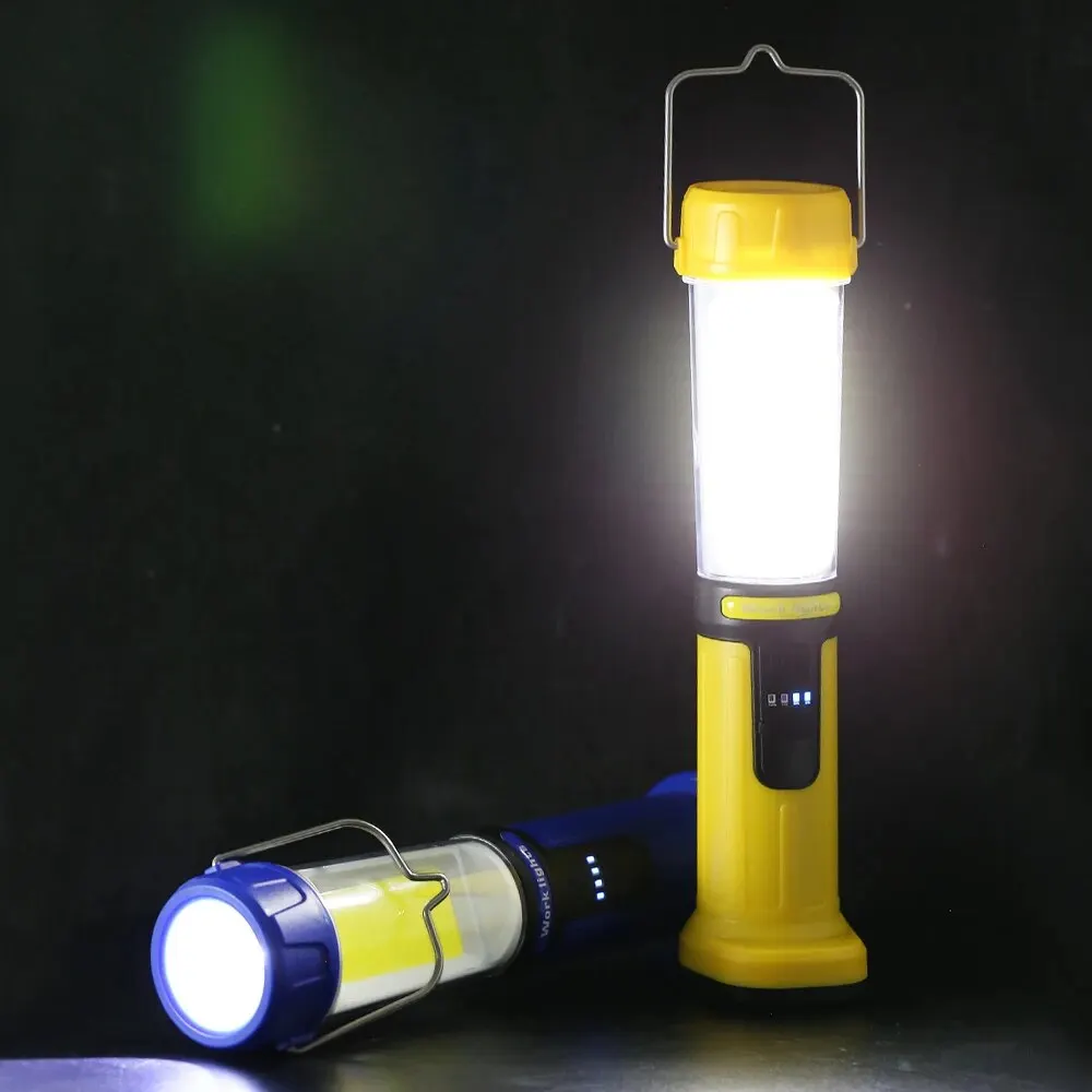 COB LED Flashlight Magnetic Handheld Work Light USB Rechargeable Floodlight Workshop LED Lamp SMD Built-in Battery Camping Torch industrial led lamps