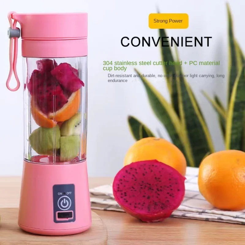 нож для хлеба fresh kitchen k1221805 Portable Blenders for Kitchen Mini Electric Mixers Small Fresh Fruit Juice Cup Smoothie Bottle Beauty Hand Juicer Rechargeable