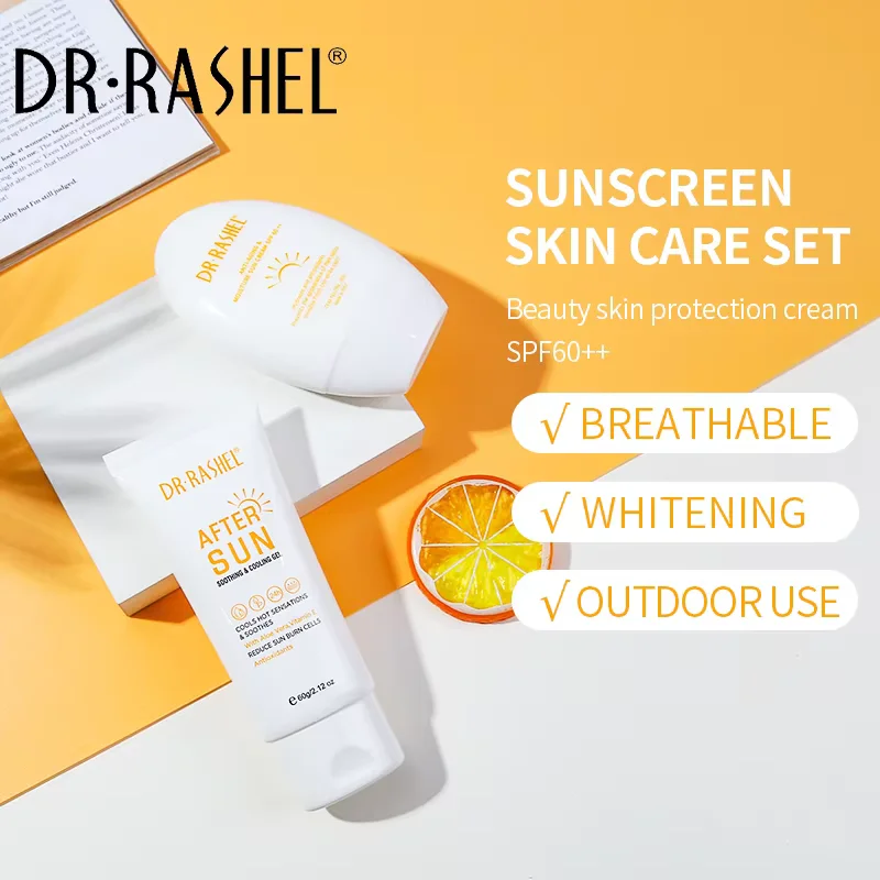 DR. RASHEL Moisturizing UV Barrier Cream Set Full Body Care Skin Protection Cream