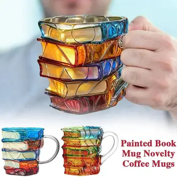 Book-Shaped Glass Coffee Mug 1