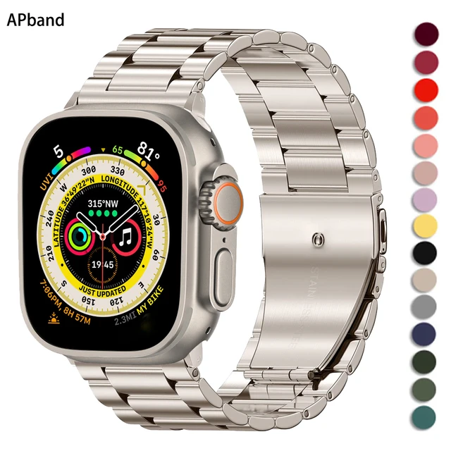 Stainless Steel Bracelet Belt  Straps Apple Watch Series 8 - Strap Apple  Watch Band - Aliexpress