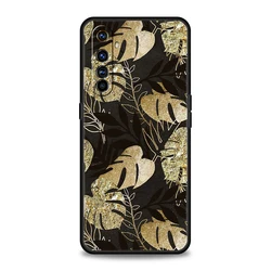 Gold Foil Art Phone Case - Premium Silicone Shell with Elegant Design for OPPO A74 (A4)