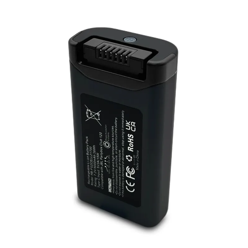 For JBL PARTYBOX Series CLUB 120 Portable Bluetooth Party Speaker Battery 7.2V 5