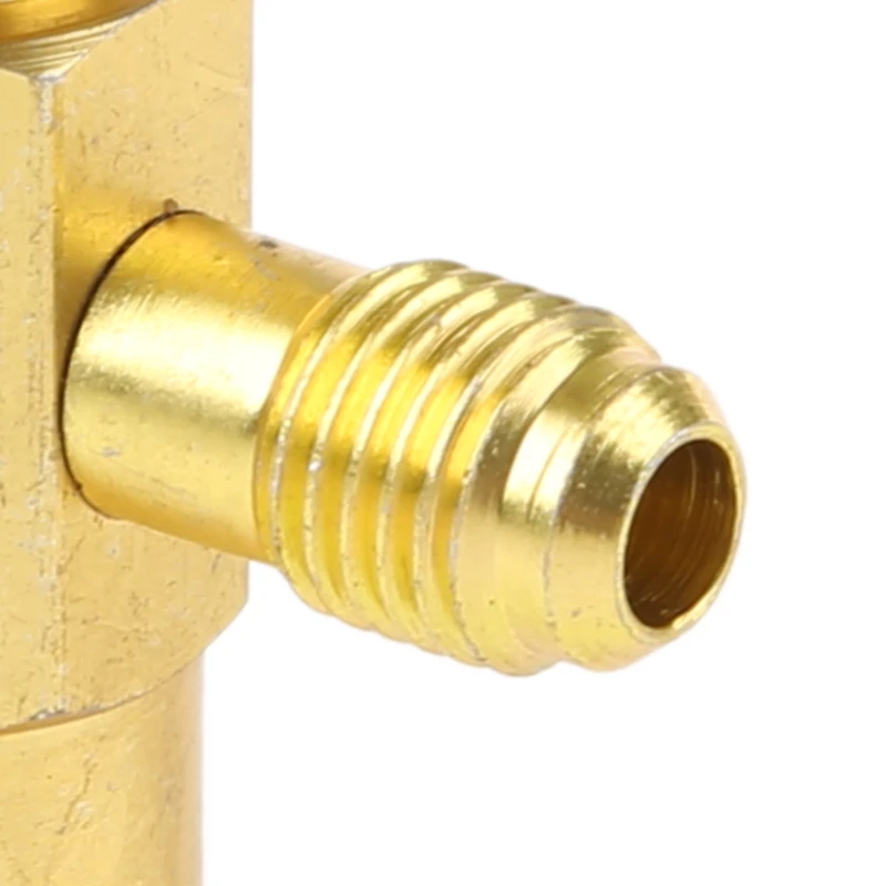 SAE AC Dosenventil Für R134A - Manueller Flaschenöffner In Rot