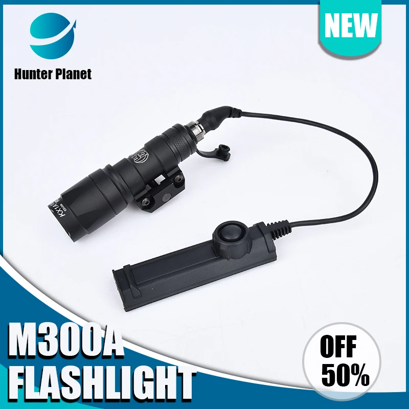 

WADSN Airsoft Surefir M600U M600 M300 Tactical Scout Light AR15 Rifle Weapon Flashlight LED Hunting Spotlight SF M300A Gun lamp