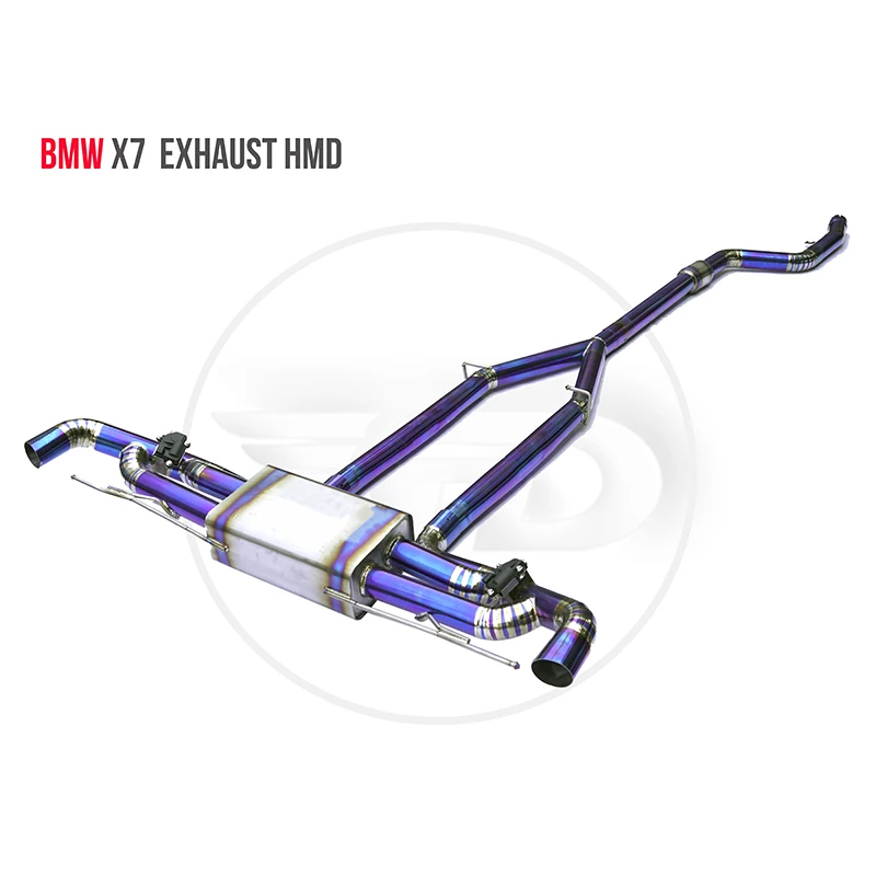 

Titanium Alloy Exhaust Manifold Downpipe Is Suitable For BMW X5 X6 X7 G05 G06 G07 Muffler For Cars Accessories