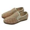 Chinese Style Hollow Summer Breathable Sweat-Absorbing Beef tendon Bottom Soft Bottom Linen Canvas M,en's Slip-On Men's Shoes 4