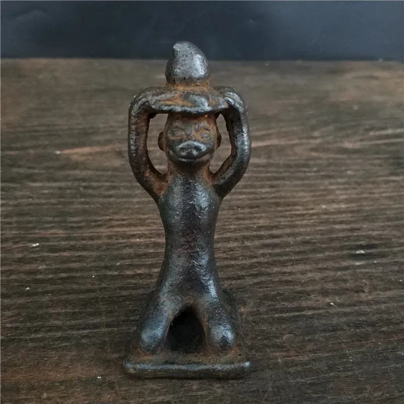 

Exquisite imitation ancient iron monkey auspicious incense stick ornaments