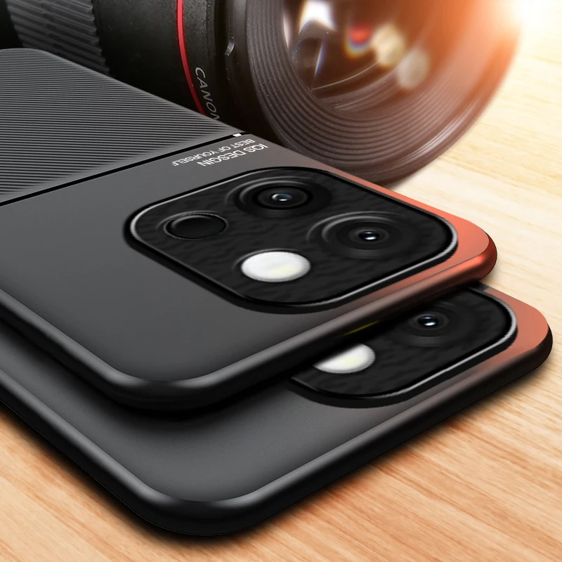 Textured Magnetic Four-Corner Full Coverage Shockproof and Drop-Resistant Phone Case