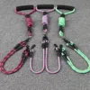 Pet dual head dog walking rope with wavy pattern, one drag two traction rope, anti winding and detachable 3