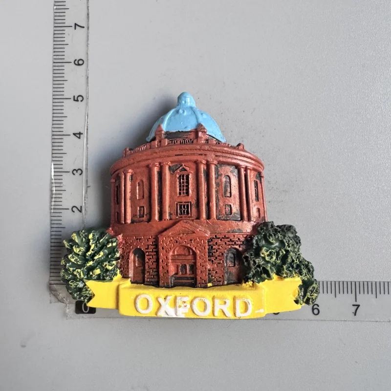 Hand-Painted Cambridge Landmark Fridge Magnet - UK Travel Souvenir and Home Decor Gift