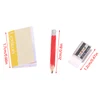 1Set 1:12 Dollhouse Miniature Notebook Pencil Eraser Model For Doll House Decor Accessories Kids Pretend Play Toys 6