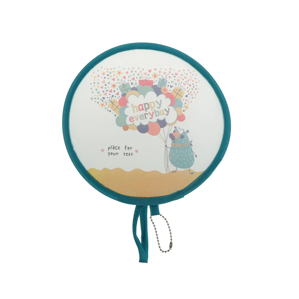 Set Di 4 Ventagli Pieghevoli Rotondi Giapponesi MXY: Diametro 21 Cm, Modelli Variopinti, Per Decorazione Casa E Feste