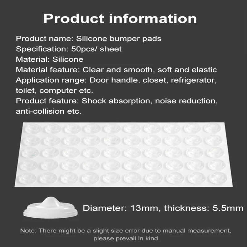 Shock-absorbing particles for household use