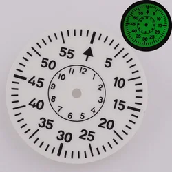 Green Luminous 29mm Watch Dial (B)