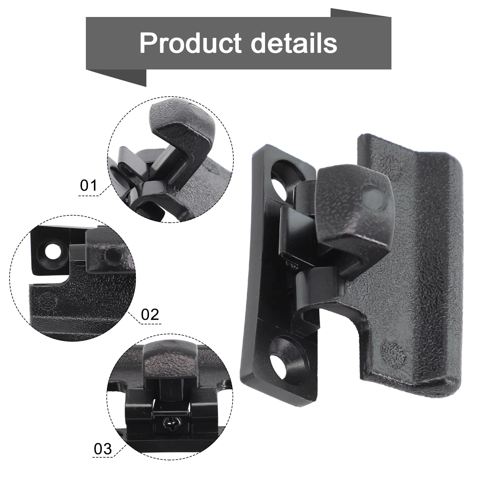 

MR532555 Console Catch Latch Armrest Box Cover Upper Latch Clip Interior Parts Accessories High Quality Plastic