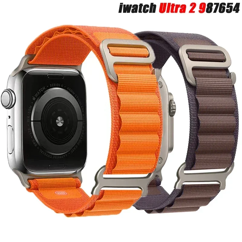 

Ремешок Alpine для apple watch band 49 мм 44 мм 40 мм 45 мм 41 мм 38 мм 42 44 мм, браслет correa для iwatch series Ultra 2 9 5 SE 6 7 8