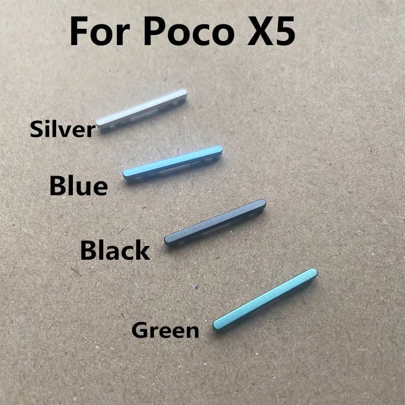 For Xiaomi Poco X5 Side Keys Power Volume Button Buttons Switch On Off Replacement Repair Parts