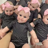 19Inch Already Finished Reborn Baby Doll Maddie Smile Girl Handmade 3D Skin Visible Veins Art Collection Doll Toy Figure Gift 4