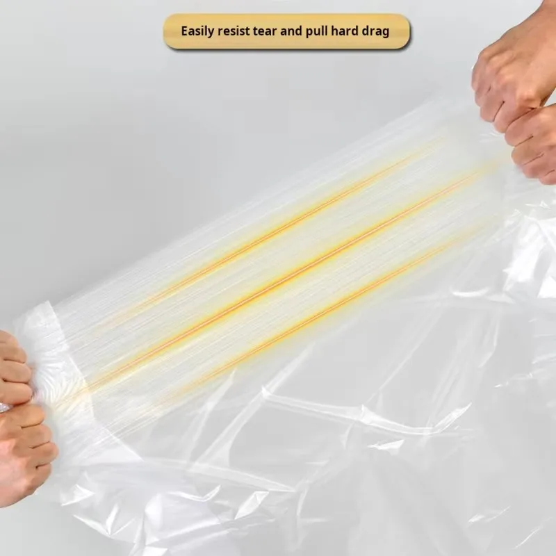 Trash Bags Large Capacity Disposable Thickened Storage Clear Recycling Bin Liners Plastic