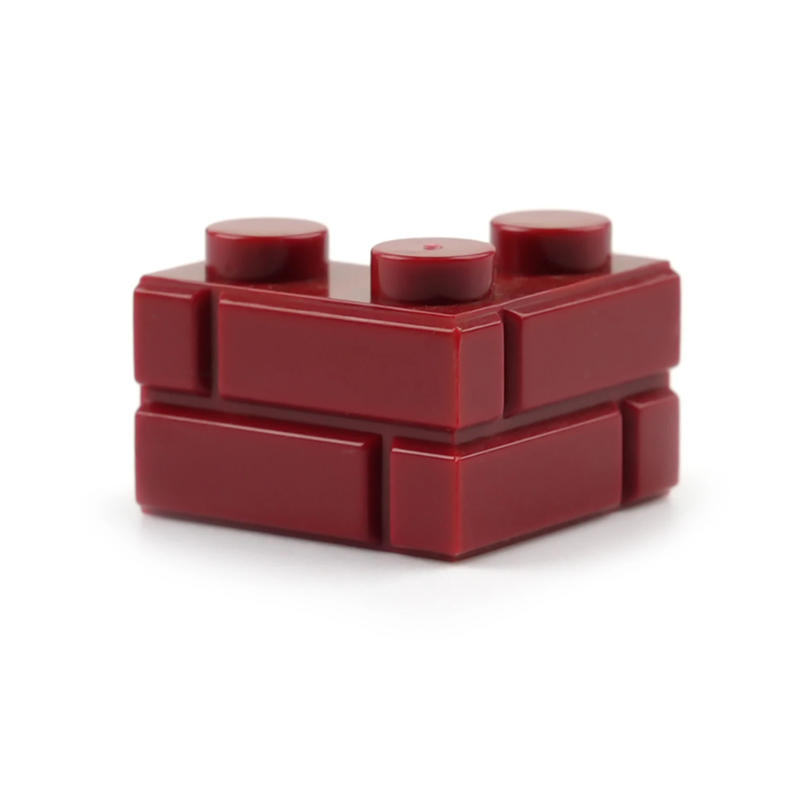 100g 고벽 두꺼운 MOC 빌딩 블록 대량 과립형 1x2 직각 1x3 1x4 도트 15533 벽 조립 모델 블록 DIY 장난감