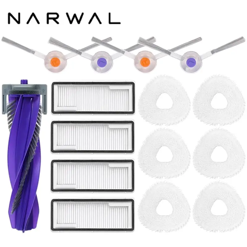 Narwal Freo X Ultra / J4 / J4 Lite Robot Vacuum Spare Parts Main Side Brushes Mop Cloths HEPA Filters Accessories - Image 28