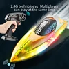 HXJ819-2.4G Colorful High Speed ​​Racing Boat Waterproof Rechargeable Model Electric Radio Remote Control Speedboat Boy Toy 5