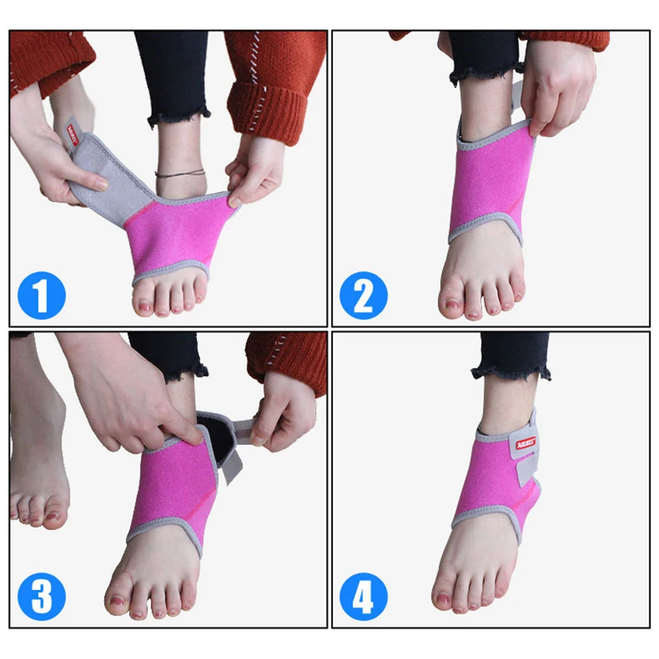 Kids Ankle Strap ankle support ankle straps fitness ankle straps ankle support brace 1 Pair For Cycling Running Gym Children Sport Ankle Brace Support Guard Protector Boy Girl