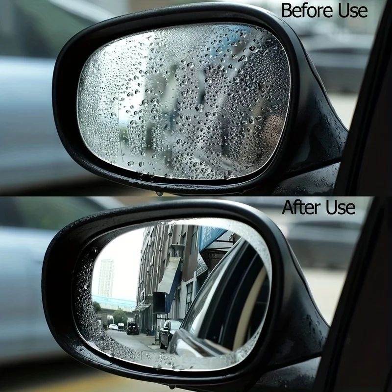2pcs Universal Car Mirror Trim Film