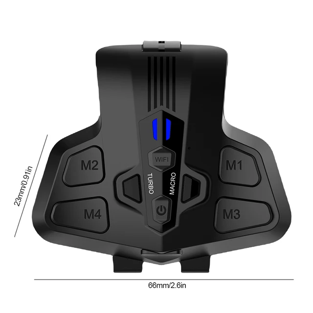 Programable Back Paddles Attachment For PS5 Dual Sense PC Back Buttons &  Backplate Remap Kit with Turbos Macro Function