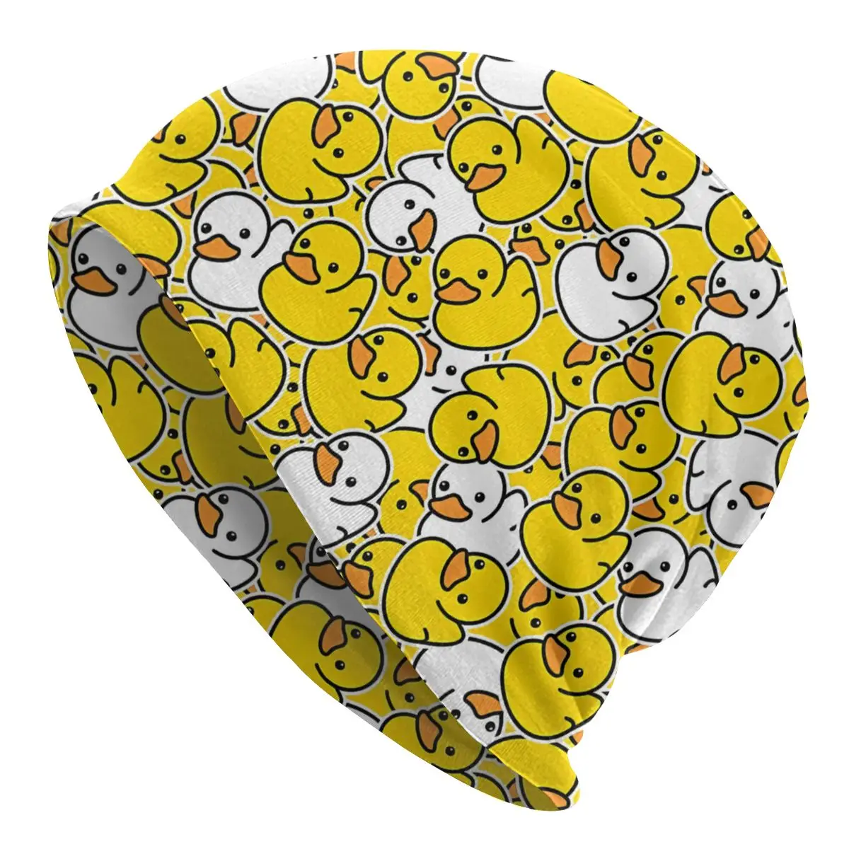 

Cute Bonnet Homme Fashion Thin Skullies Beanies Rubber Duck Caps For Men Women Style Hats