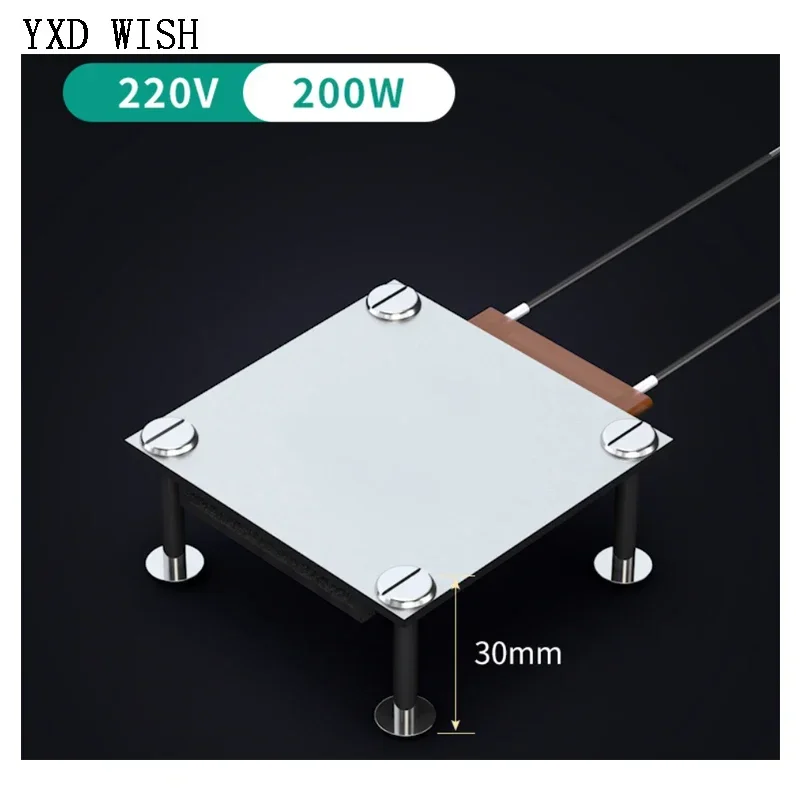 Soldering Station Soldering Tool Welding Tool 200W/300W/400W Aluminum Led Remove PTC Heating Plate Soldering Chip BGA Soldering Ball Split Welding Station Demolition Board