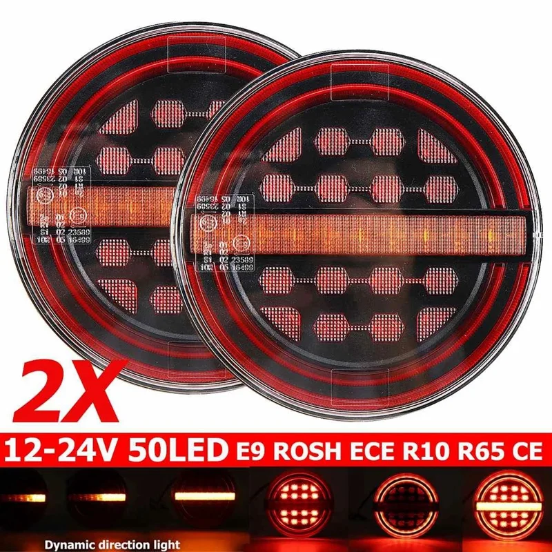 

2 шт., 5,3 дюйма, круглые фонари для грузовиков