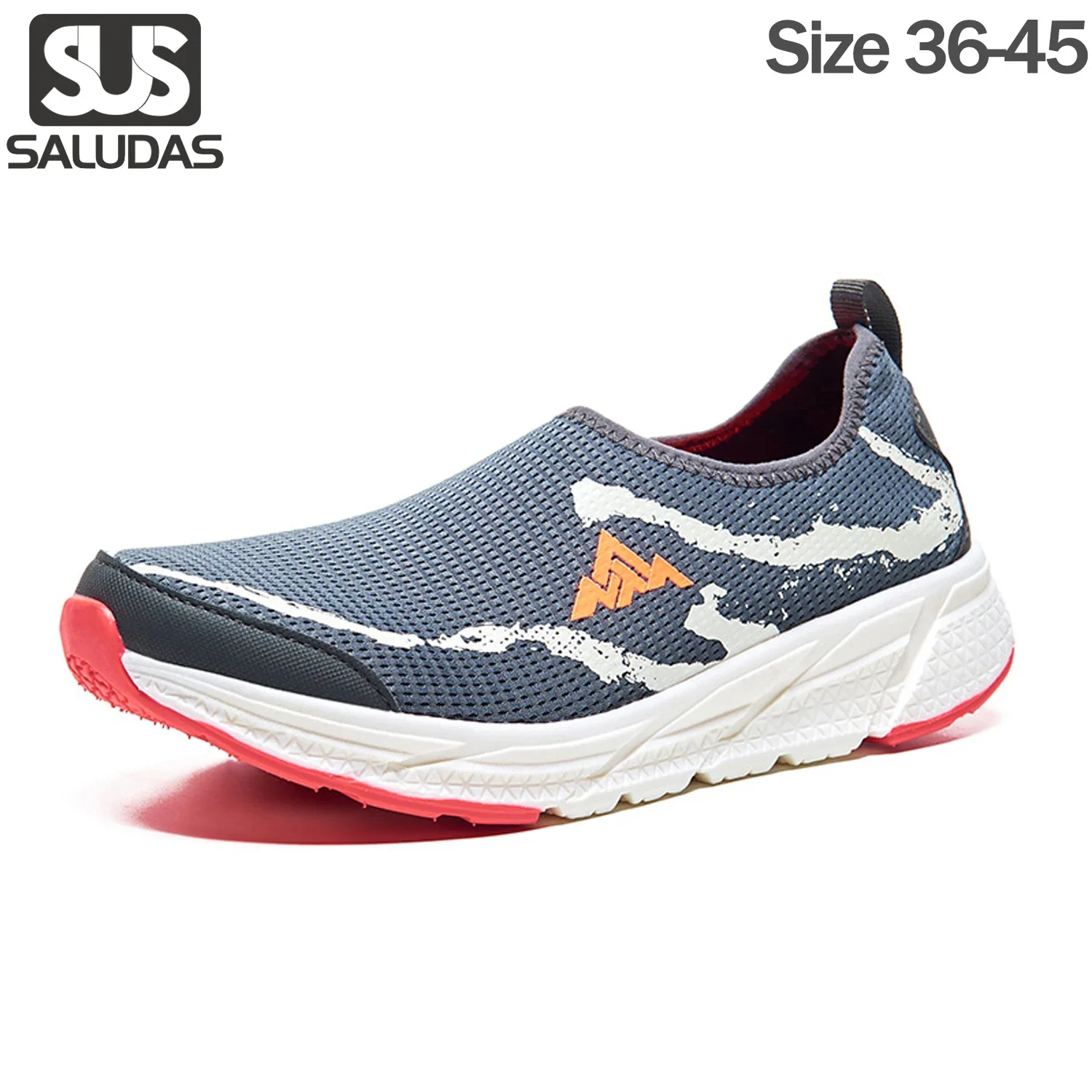 

SALUDAS Men Hiking Shoes Light Non Slip Outdoor Tennis Sneakers Breathable Travel Walking Shoe Premium Slip On Women Hiking Shoe