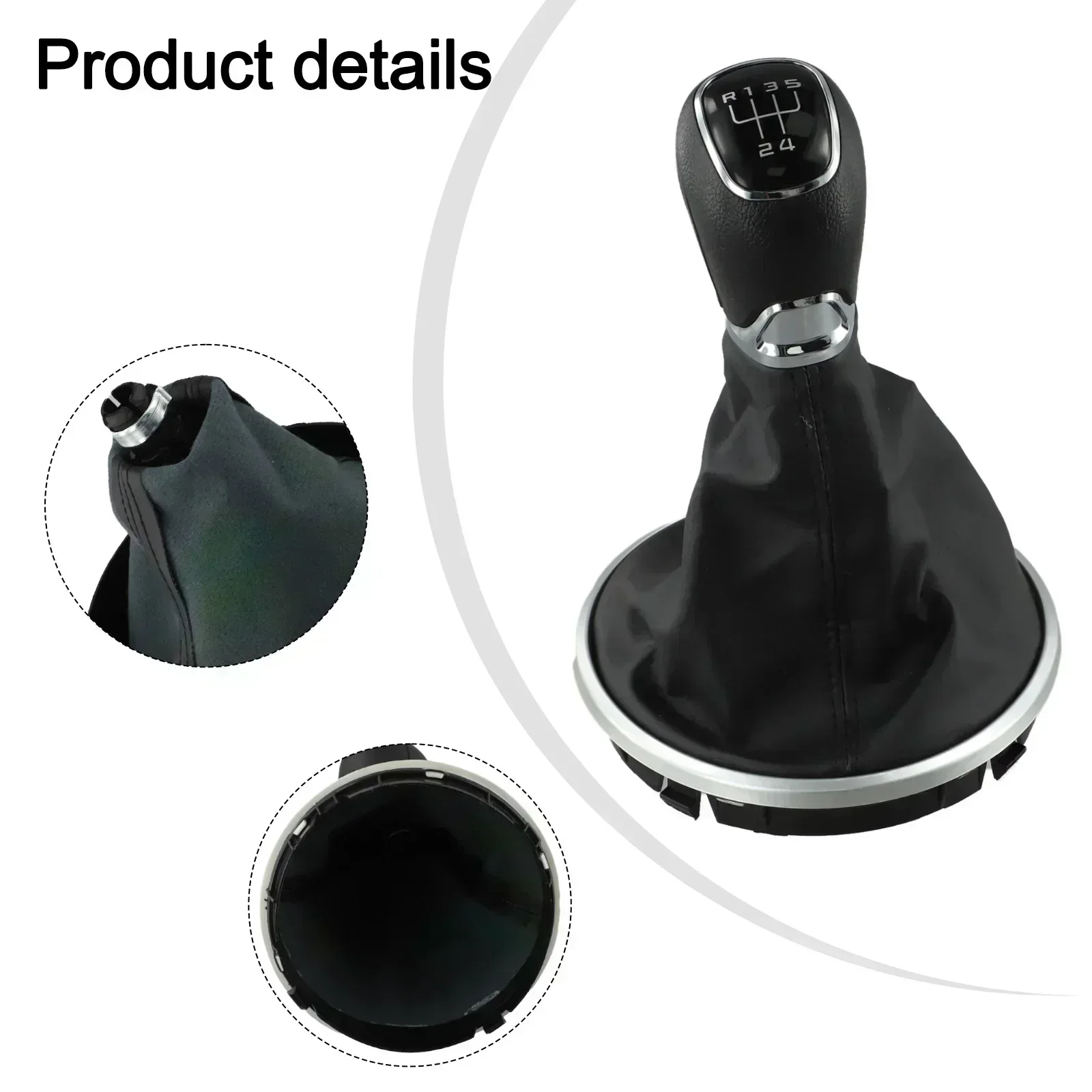 5 Speed Manual Gear Shift Knob Gaiter Frame For Skoda Fabia II MK2 2007 2014 Designed for Seamless Integration
