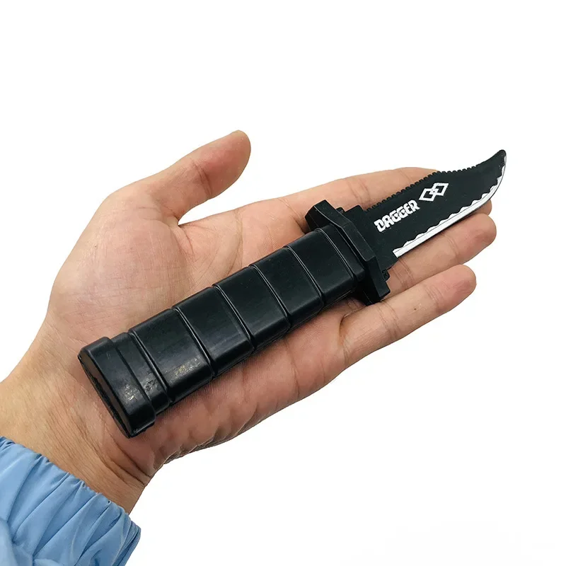 Adults Kids Props Toy Joke Magic Plastic Retractable Knife Joke Prank Props Knife Scary Trick Fake Dagger Funny Interesting Gift
