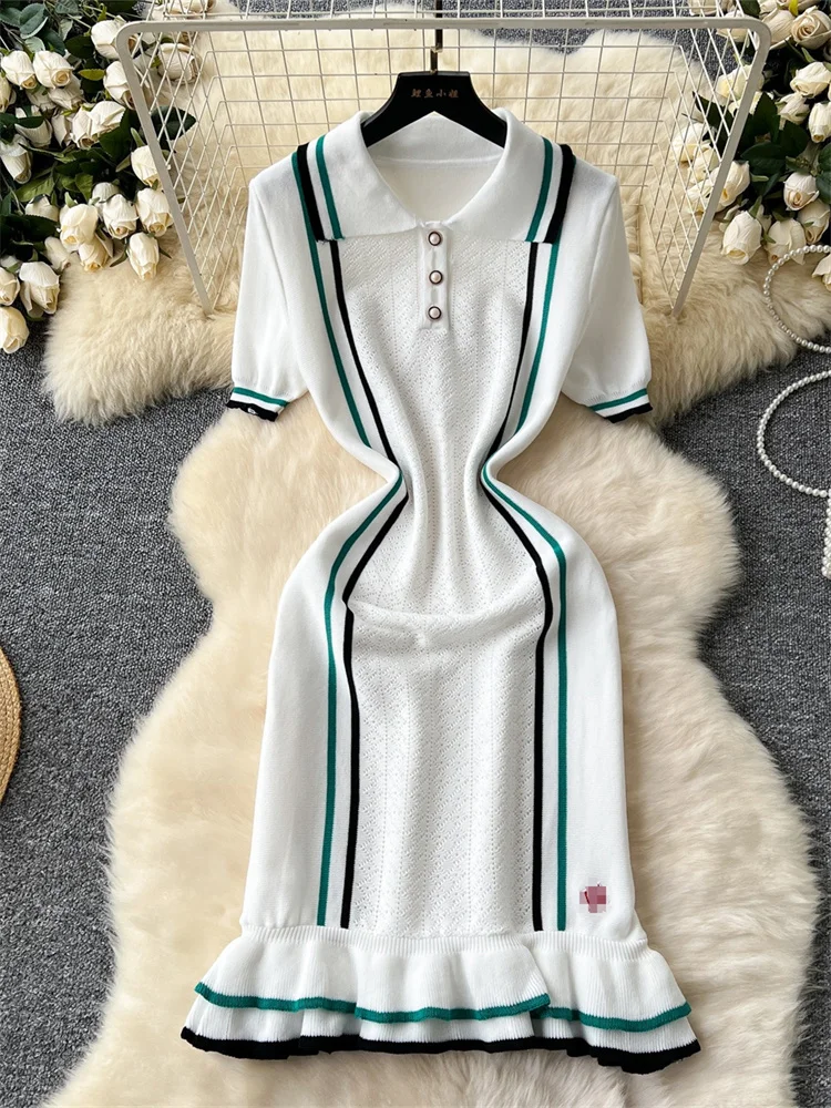 Wmstar Dresses for Women 2025  Casual Sweet Elegant Bodycon Stretch  Holiday Summer Clothes Mini Dresses Wholesale Dropshipping