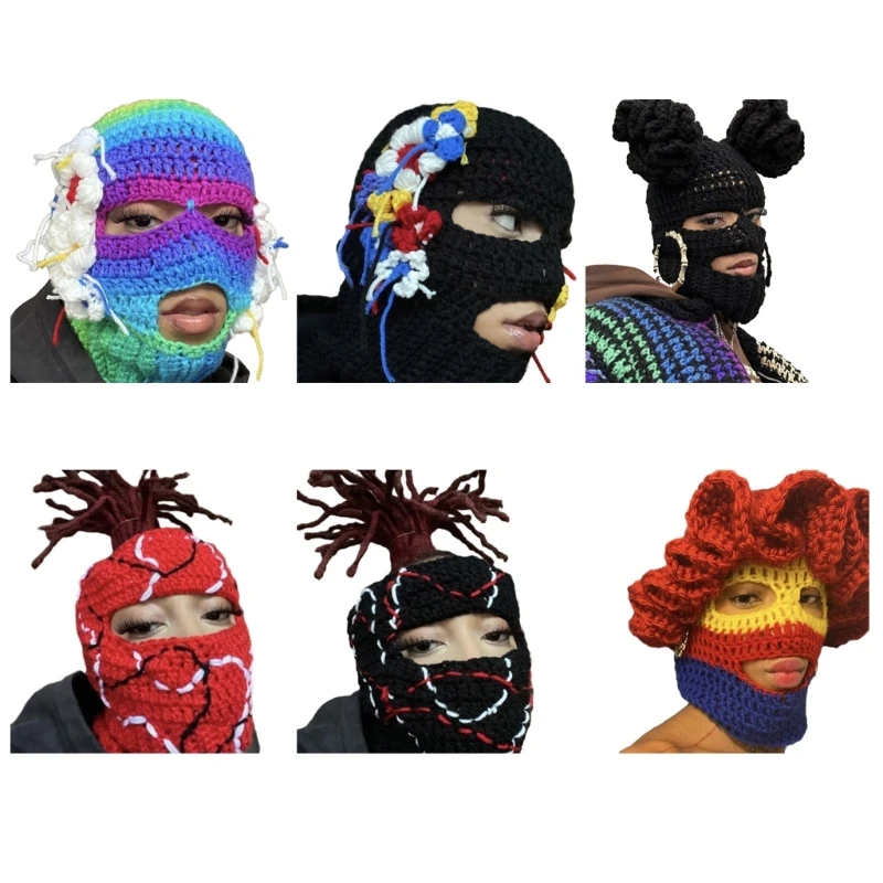 

Creative Hat Halloween Gift Warm Soft Balaclava Hat Adult Outdoors for Halloween