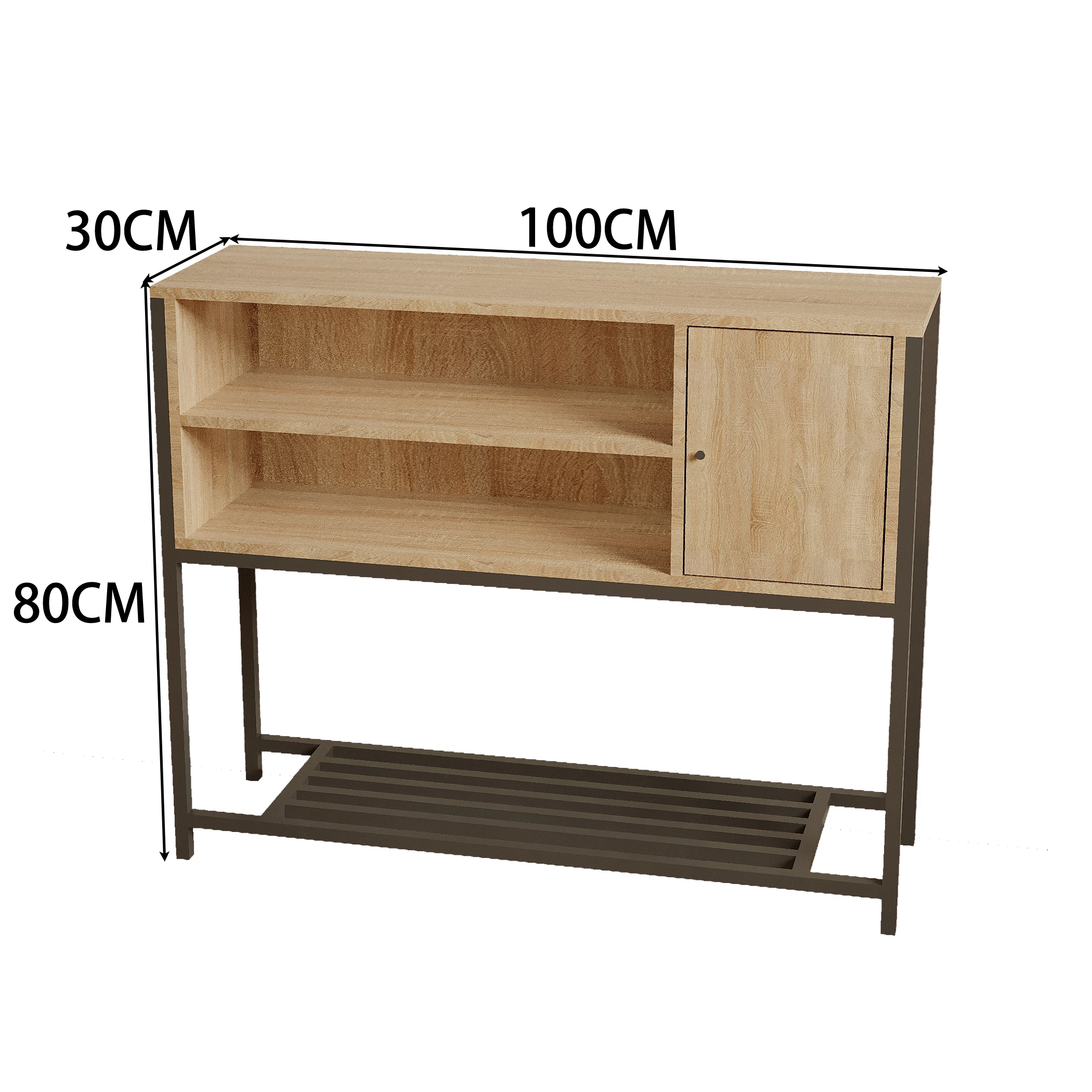 AnneFish خزانة ركن القهوة 3 طبقات المطبخ طاولة ركن...