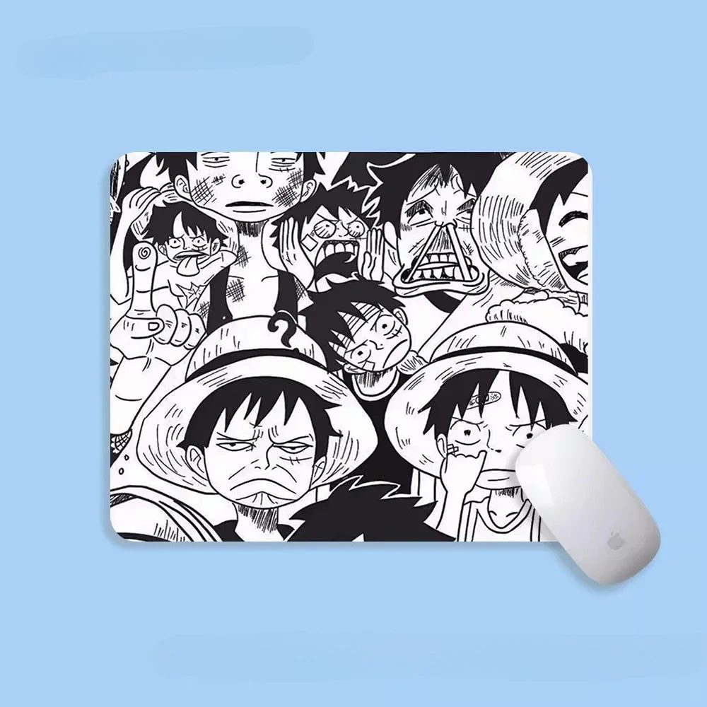 애니메이션 2차원 사무실 데스크탑 매트 E-스포츠 게임 키보드 패드 고화질 원피스 주변기기 가죽 마우스 패드