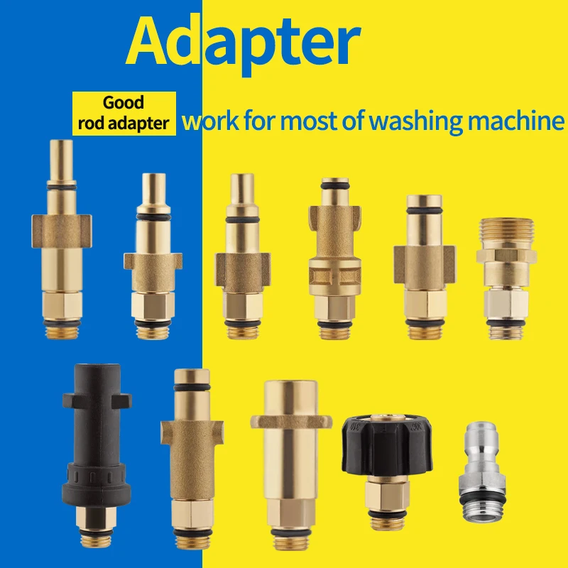 Adapter For Snow Foam Lance 1/4 Quick Connection High Pressure Wash Machine Karcher Lavor Bosch Nilfisk Huter Kranzle 2