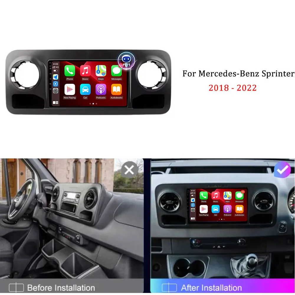 Android 11 Autoradio Für Mercedes Sprinter 2018-2021 - 9 Zoll Touchscreen Mit CarPlay