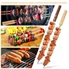 Stainless Steel Kebab Skewers 55cm/50cm/44cm/40cm Skewers Shish Kebab Turkish Persian Koubideh Iranian Mediterranean Brazilian 4