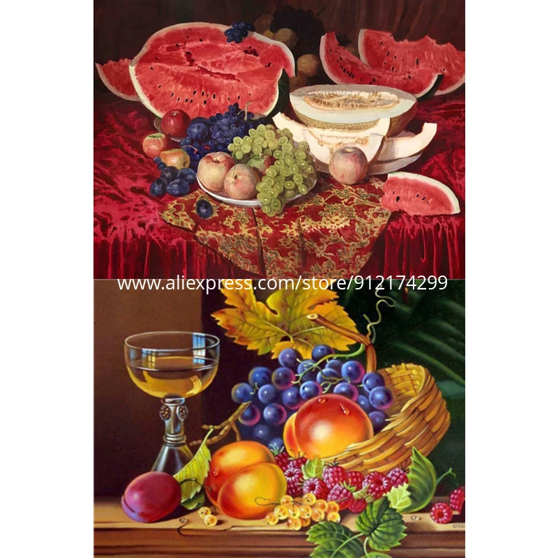 

ROAMILY,Diamond Painting Still Life,Elegant,DIY Full Round/Square Diamond Embroidery,Fruit,Sale,New Arrival Wall Pictures For Li