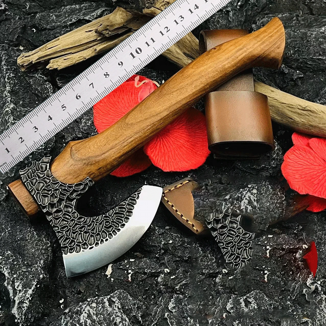 Thunderbolt Axe Outdoor Portable Multi functional Knife Axe DC53 High hardness Sharp Cutting Edge mini axe tactical axe