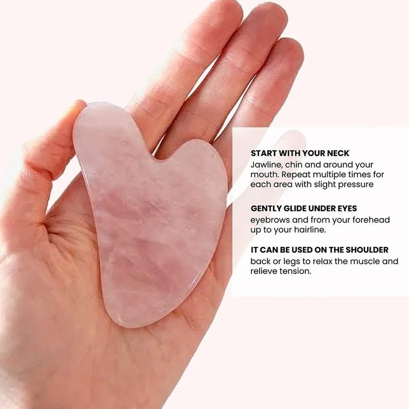 Gua Natural Jade Sha Board Scraping Plate Facial Massage Roller Face Skin Health Care Face Roller Massager Bod                 r_voghion.com