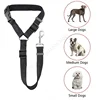 Solid Color 2 in 1 Pet Car Seat Belt Durable Nylon Safety Adjustable Dog Leash for Small Large Dogs Fashion Pet Car Supplies 4